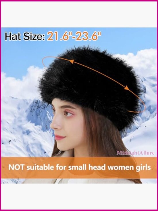 Winter Faux Fur Ushanka Hat Russian Style Warm Fluffy Bucket Cap